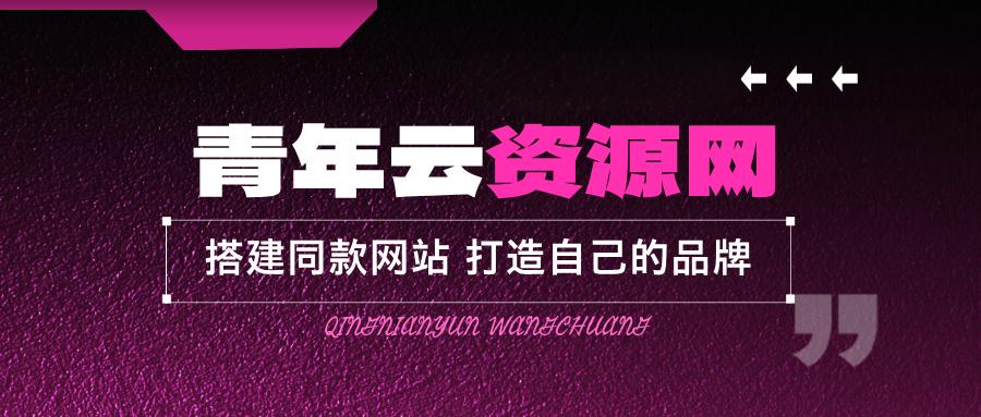 加盟青年云网创，搭建同款项目资源站，实现日入2000+